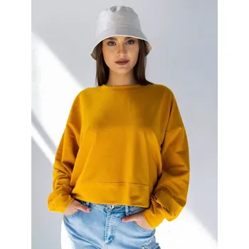 Dámské oblečení Dámská krátká mikina VSB JELLY hořčicová