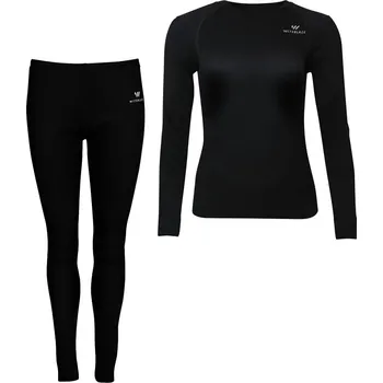 Set dámského termoprádla Termo souprava Witeblaze Luca Seamless Women Velikost: 38 černá