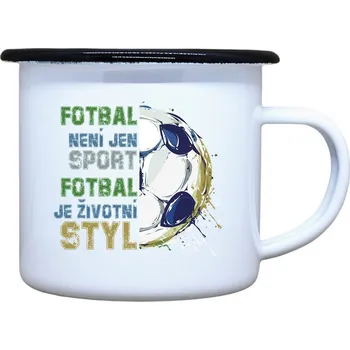 DOBRÝ TRIKO Plecháček s potiskem Fotbal není jen sport Velikost plecháčku: 330 ml