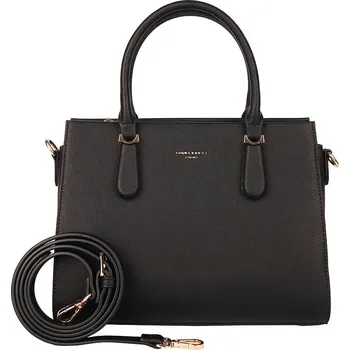 Kabelka Středně velká tříoddílová kabelka do ruky David Jones CM7505 černá