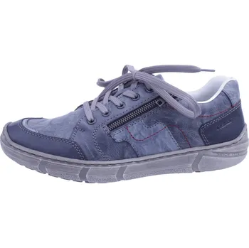 Pánské polobotky Pánské kožené polobotky Rieker RR004 modré Velikost: 46