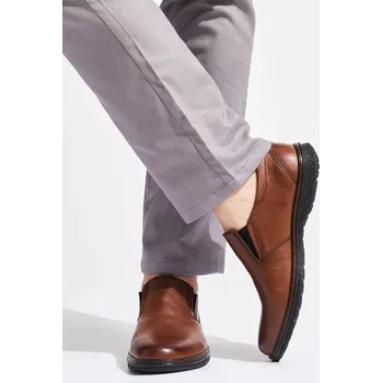 Pánské polobotky Výborné pánské hnědé polobotky 45