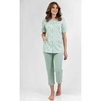 Dámské pyžamo Dámské pyžamo Madlena zelené L