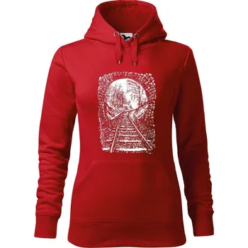 Dámská mikina Mikina - Tunel Barva: Červená (07), Velikost: XXL, Střih: Dámské