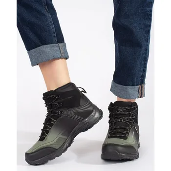 Dámská treková obuv Vico Exkluzívní černá a zelené dámské trekové boty 40