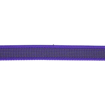 Upínací popruh 20 mm popruh s vetkanou gumou fialový