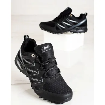 Pánská sportovní obuv DK Klasické trekingové boty pánské černé bez podpatku 41