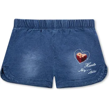Dívčí riflové šortky - Wolf T2940, vel.110-150 Barva: Modrá světle, Velikost: 120