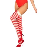 OBSESSIVE Dámské punčochy Kissmas L/XL