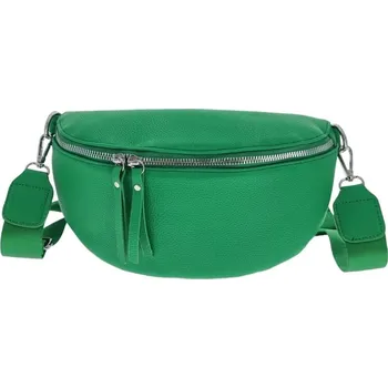 Ledvinka Turbo Bags Luxusní dámská ledvinka zelená DFLAS