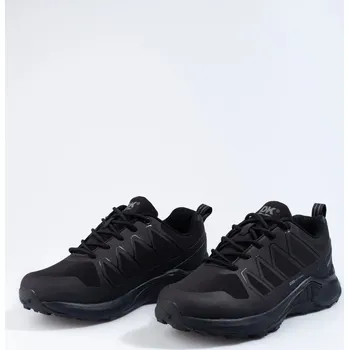 Pánská sportovní obuv DK Designové trekingové boty pánské černé bez podpatku 41