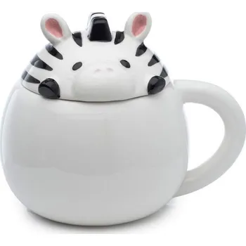 Hrníček zebra s pokličkou