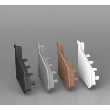 Stavební profil LIKOV s.r.o. LIKOV koncovka balkonový profilu šedá SADA 2 ks (195.0203)