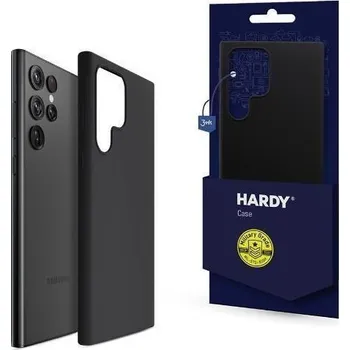 Pouzdro na mobilní telefon 3mk ochranný kryt HARDY Android Silicone MagCase Black pro Samsung Galaxy S25 Ultra 5903108629102