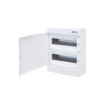 Rozvaděč Rozvodnice nástěnná ECT24PO bílé dvířka