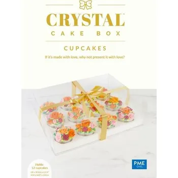 Krabice na pečivo Průhledná krabice na cupcakes 12ks, 10 x 27 x 34 cm - PME