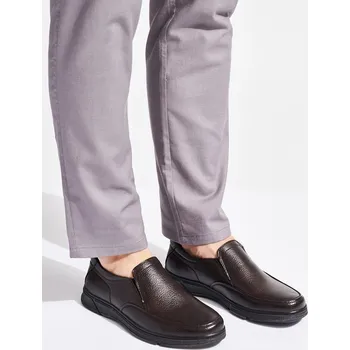 Pánské polobotky Trendy pánské polobotky hnědé 40