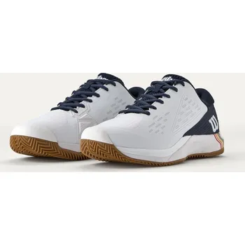 Tenisová obuv Wilson Rush Pro Ace Clay RG White/Navy blazer obuv pánská wilson: UK 10|EUR 44 2/3|JP 28,5