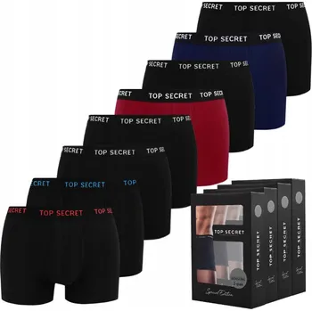 Boxerky Pánské boxerky Top Secret, bavlněné, 8 kusů, velikost L