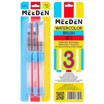 Umělecký štětec Sada vodních plnicích štětců 3ks (Sada vodních plnicích štětců 3ks)