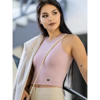 Dámský croptop VSB LOLLY powder pink