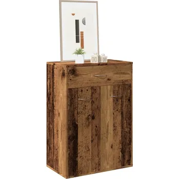 Botník vidaXL Botník 60 x 35 x 84 cm dřevotříska [801071] Barva: Staré dřevo