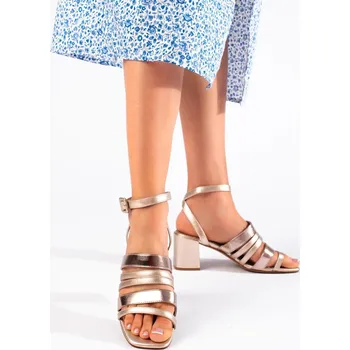 Dámské sandále Výborné dámské sandály na širokém podpatku 36