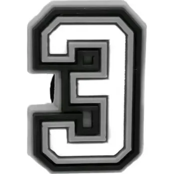 Tkaničky do bot 3D ozdoby na obuv - Číslice 3