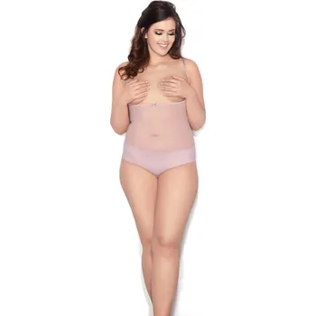 Dámské stahovací prádlo MITEX Dámské stahovací body Glam string pink 3XL