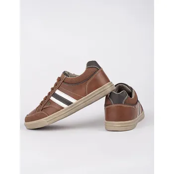 Dívčí tenisky Vico Jedinečné hnědé tenisky dětské bez podpatku 39