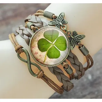 Náramek Náramek čtyřlístek (24)