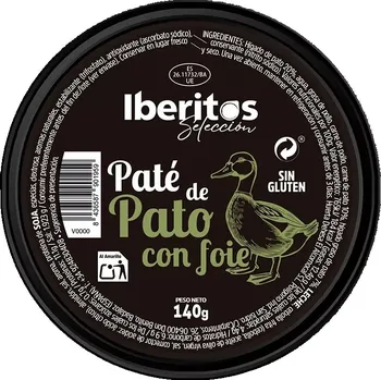 paštika a pomazánka Huerta Dehesa kachní paštika s foie gras 140G