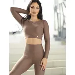 Croptop VSB NEWSKIN hnědý