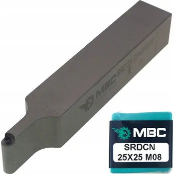 Pracovní nůž Nůž nůž SRDCN 2525 M08 MBC, destička RCMT 0803