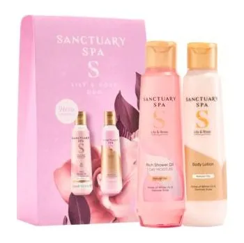 Kosmetická sada Sanctuary Spa Dárkový set Lilie & Růže Shower Duo