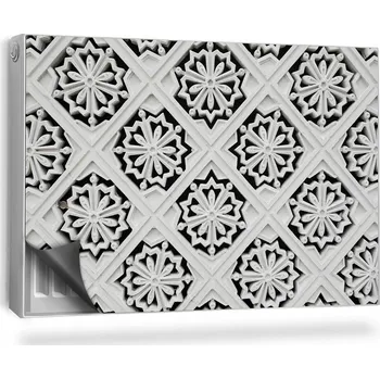 Obraz Magnetická podložka na radiátor, kryt 90 x 60 cm šedá