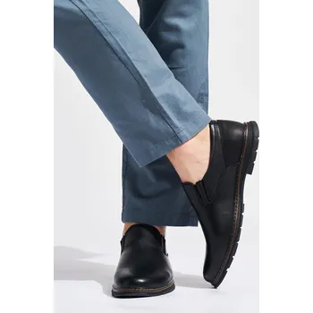 Pánské polobotky Trendy černé pánské polobotky 40