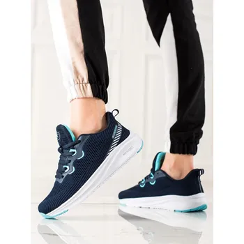 Dámské tenisky DK Trendy tmavě modré tenisky dámské bez podpatku 36