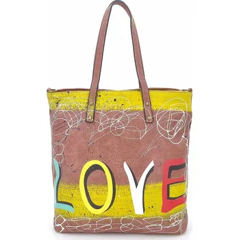 Kabelka Trendy dámská kabelka růžová 4INSG