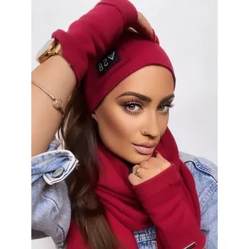 Rukavice Dámské teplákové VSB rukavice bordo