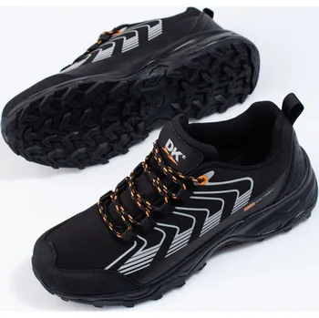 Pánská sportovní obuv DK Originální pánské trekingové boty černé bez podpatku 41