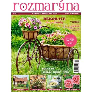 Časopis Rozmarýna 4/2022 - Dekorace do zahrady