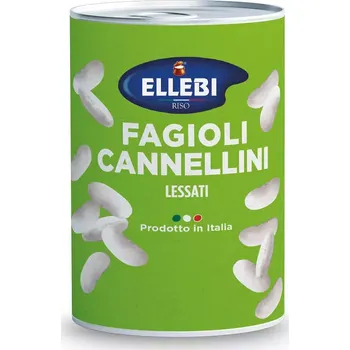 Luštěnina Fazole bílé Cannellini mají delší drobnější tvar, světlou barvu, vyznačují se svou jemnou chutí a jednoduchostí na přípravu. 400