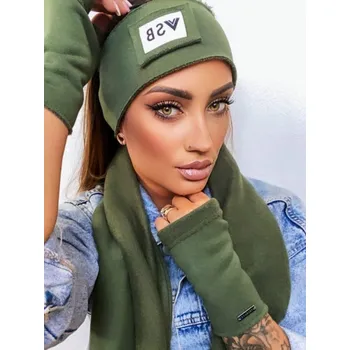 Rukavice Dámské teplákové VSB rukavice olivové