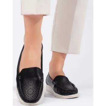 Dámské mokasíny Exkluzívní dámské mokasíny bez podpatku 38