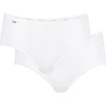 Sloggi Dámské kalhotky 2 pack Basic midi white XXL