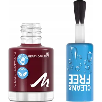 Lak na nehty Manhattan Clean & Free lak na nehty Berry Opulence 157
