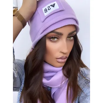 Čepice Dámská tepláková VSB čepice lila fialová