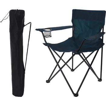 Křeslo křeslo sklád.kov/polyester 51x42x81/85x52x80cm,mix barev,nosn.100kg