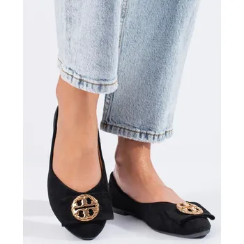 Dámské baleríny W. Potocki Trendy baleríny dámské černé bez podpatku 37